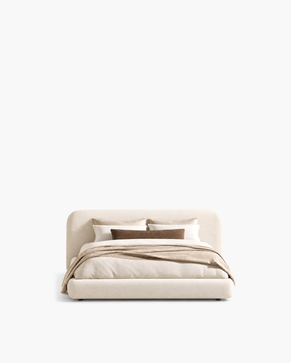Lola Fabric Extended Panel Bed