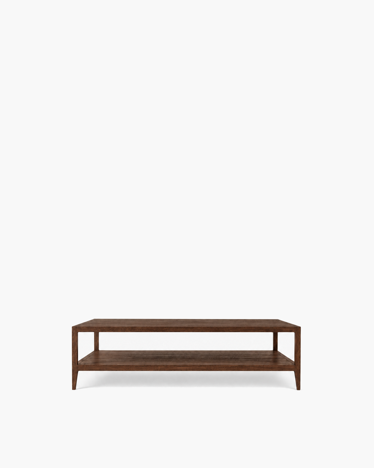 French Contemporary Coffee Table in Dark — studio view