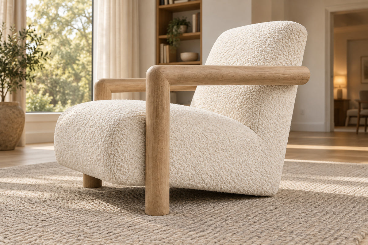 FCRD Chair, low near-side-profile lifestyle view