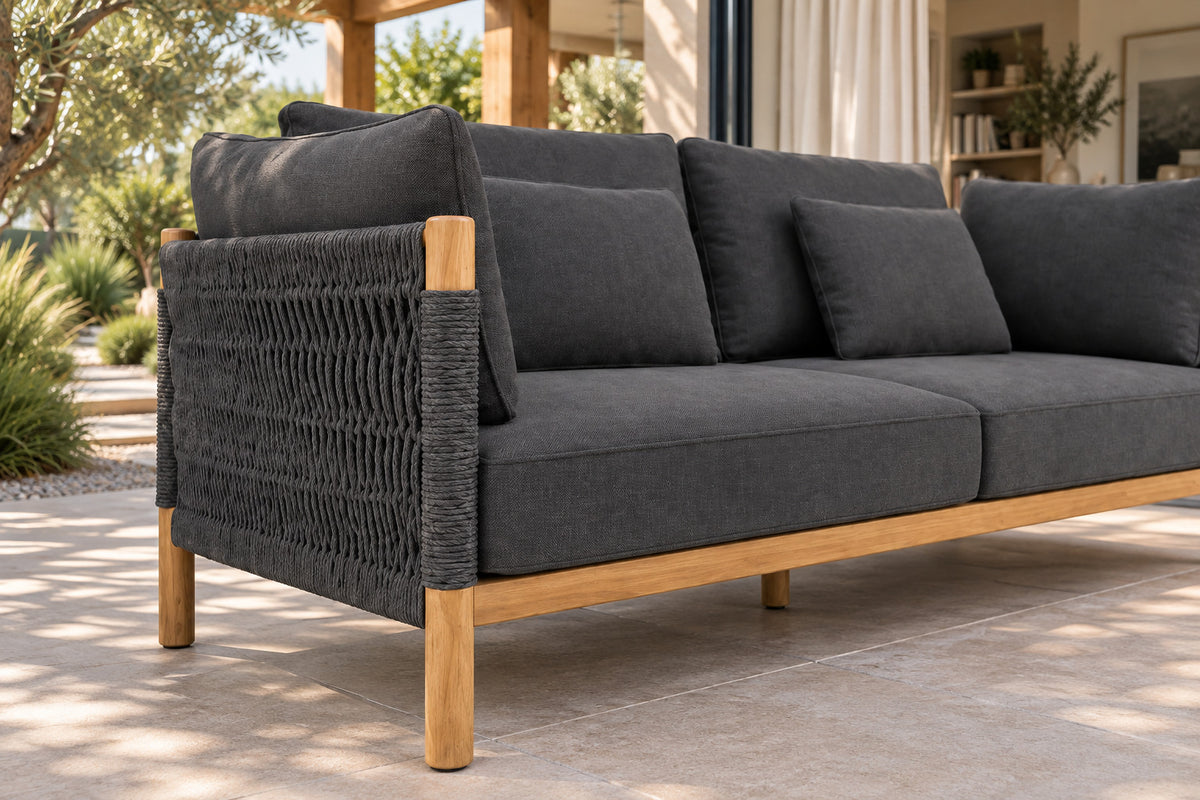 Ithaca Sofa, 185 cm, low near-side-profile lifestyle view