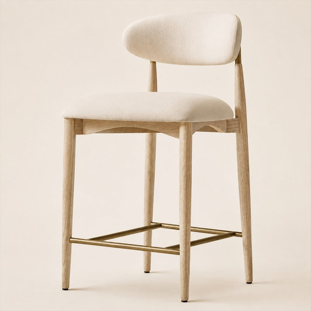 Arno Fabric Bar & Counter Stool