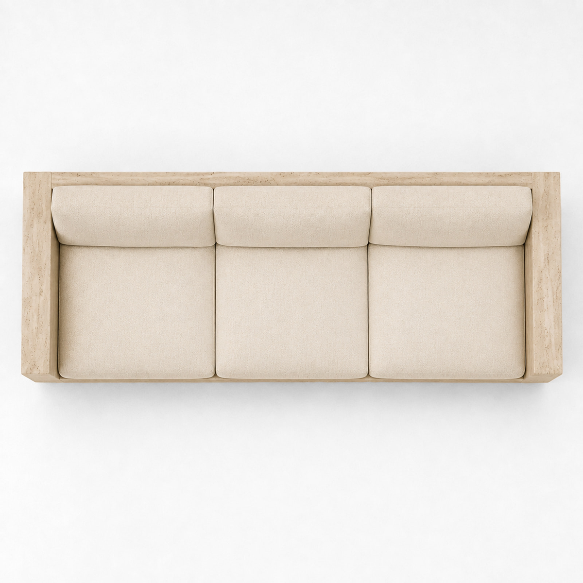 Alta Sectional — overhead top view