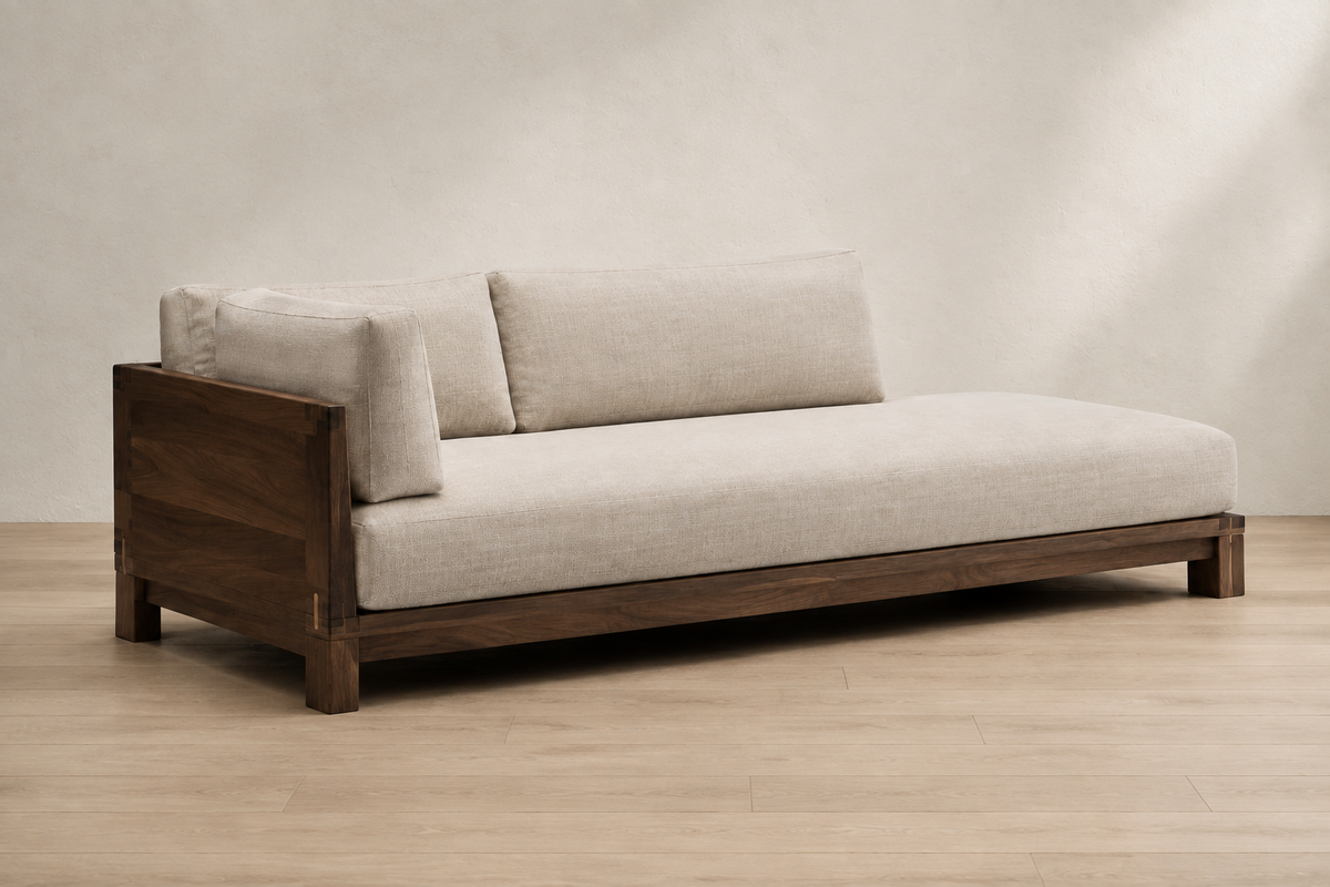 Bixby Chaise — interior setting view