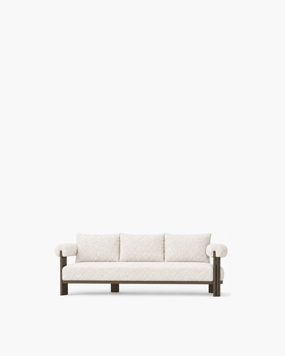 Ethereal Sofa in Aluminium, supplier-matched studio view