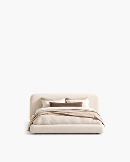 Professional studio view: Lola Fabric Extended Panel Bed