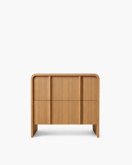 Alora Closed Nightstand, supplier-matched studio view