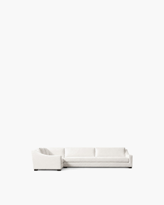 Modena Slope Arm Left-Arm Bench-Seat L-Sectional, supplier-matched studio view