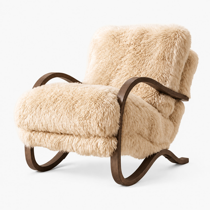 Wilder Sheepskin Chair, supplier-matched studio view
