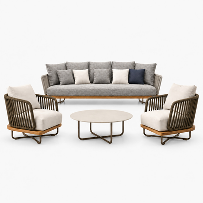 Professional studio view: Portofino Outdoor Sofa Set