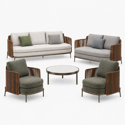 Professional studio view: Amalfi Outdoor Sofa Set