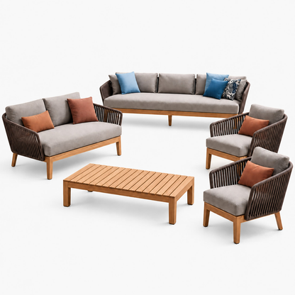 Professional studio view: Puglia Outdoor Sofa Set