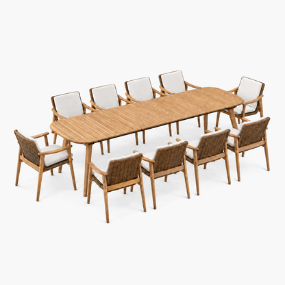 Professional studio view: Estoril Outdoor Dining Set