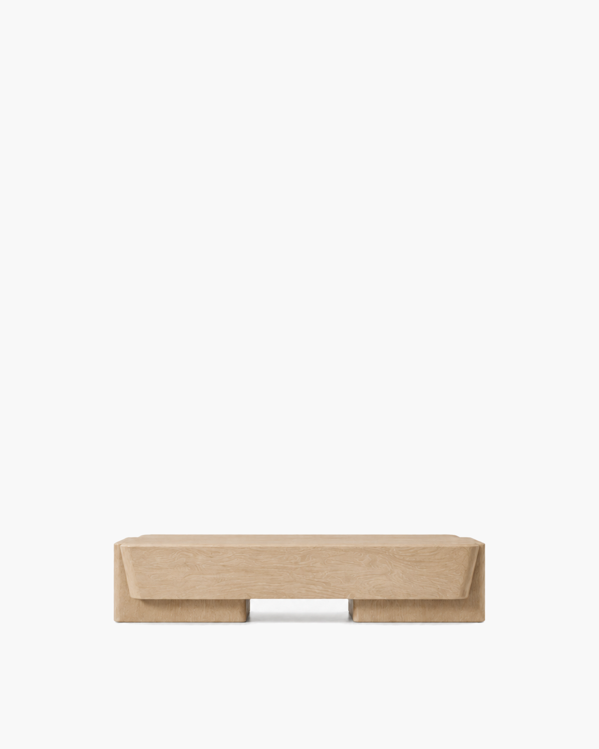 Brioni Coffee Table in Pale Natural — studio view