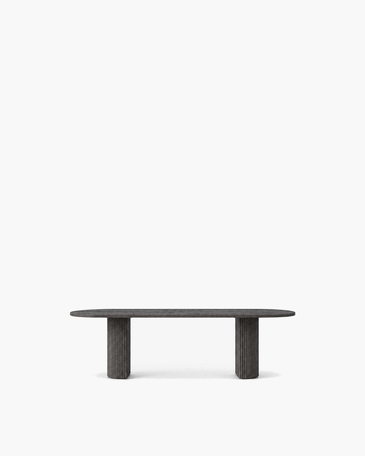Byron Dining Table in Charcoal — studio view