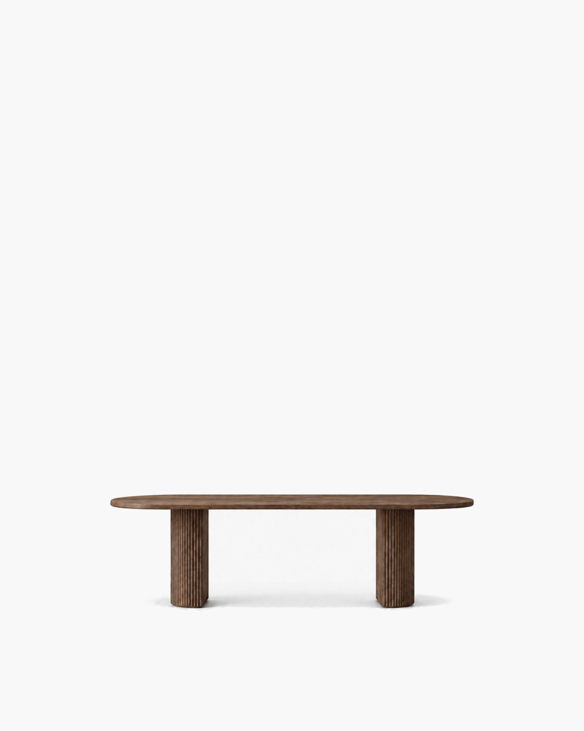 Byron Dining Table in Walnut — studio view