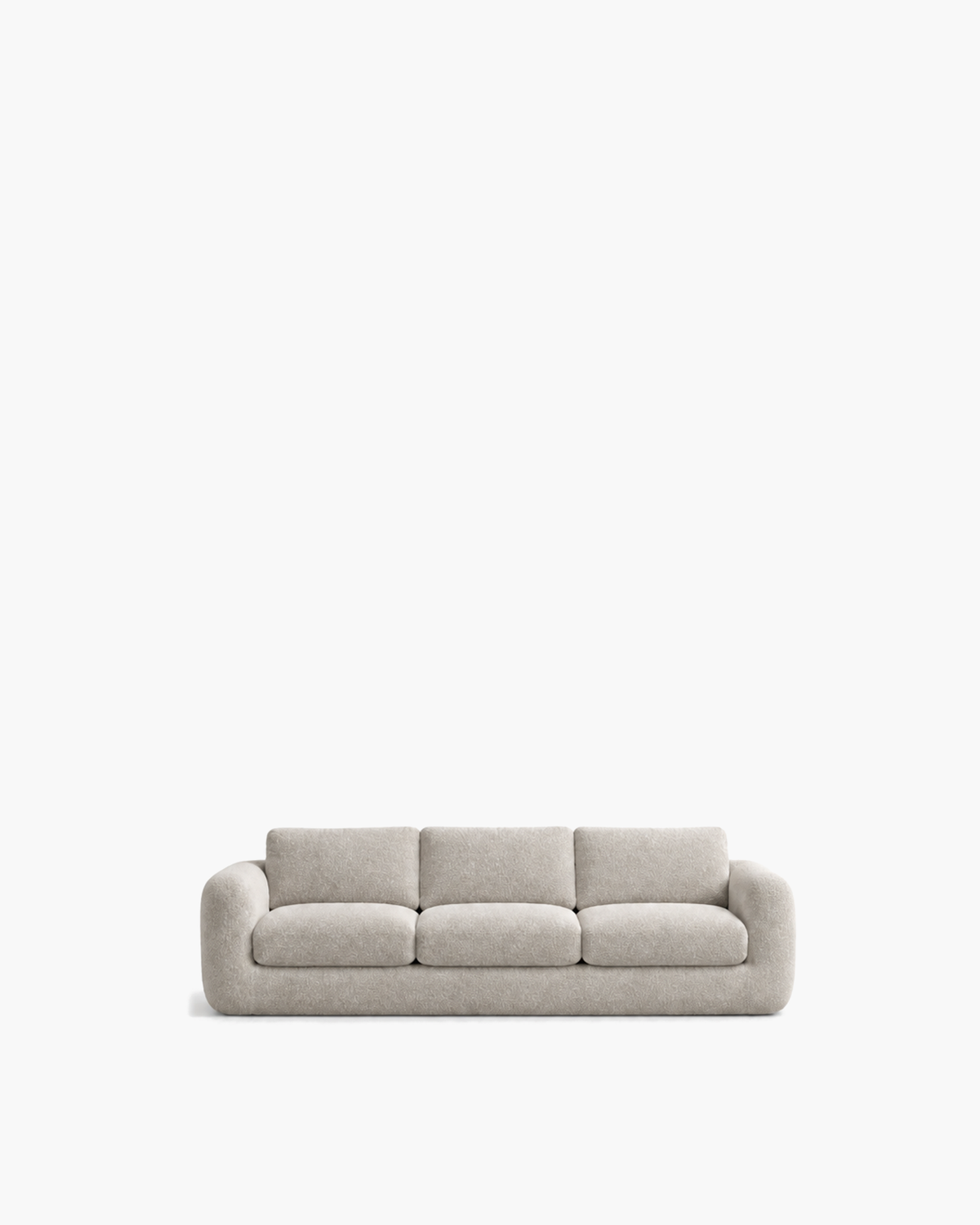 Marin Sofa in Stone — studio view