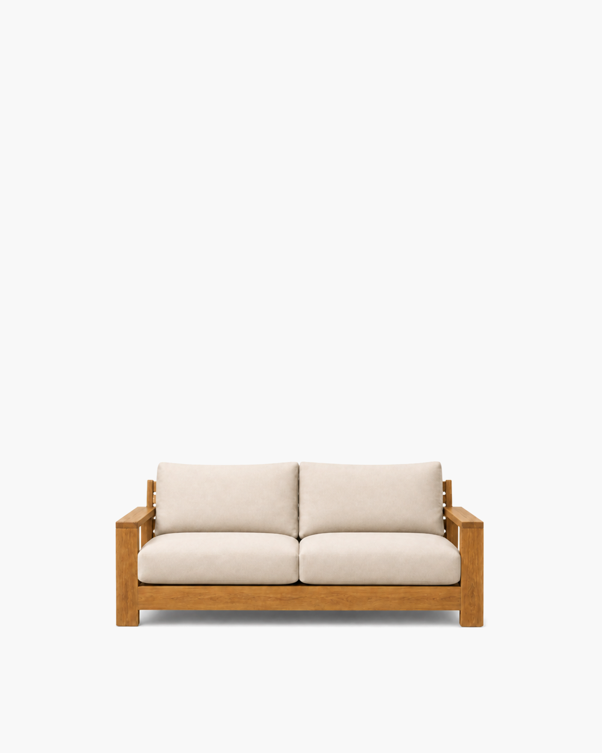 Ojai Loveseat in Oiled — studio view