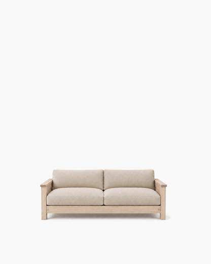 Ojai Sofa in White Oil — studio view