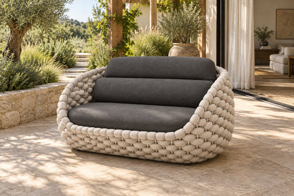 Cala Sofa, 145 cm, front-right three-quarter lifestyle view