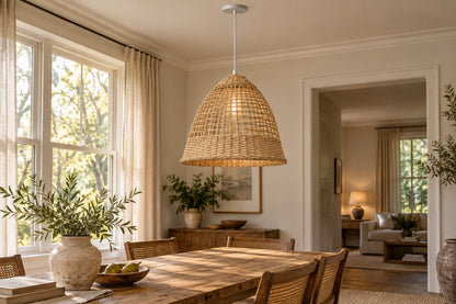 Cannella Pendant, Coolie, front-right three-quarter lifestyle view