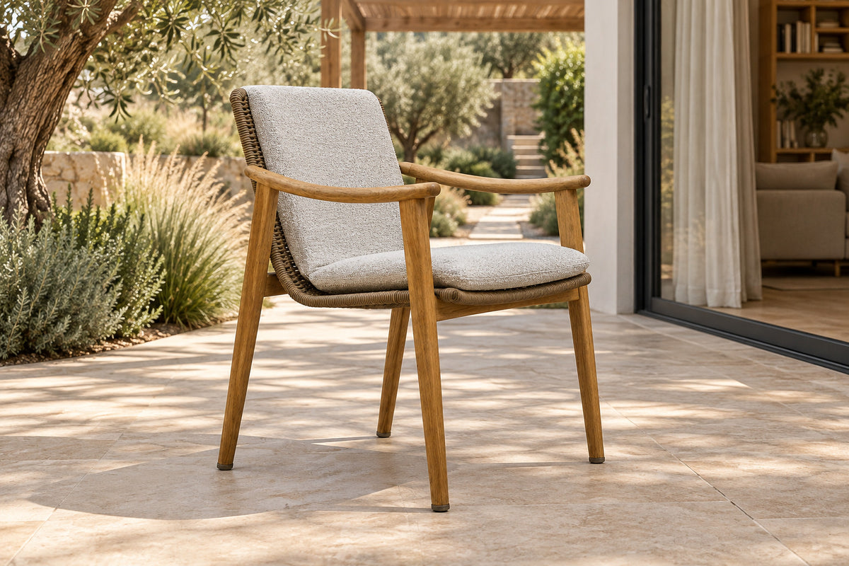 Estoril Dining Chair, front-right three-quarter lifestyle view