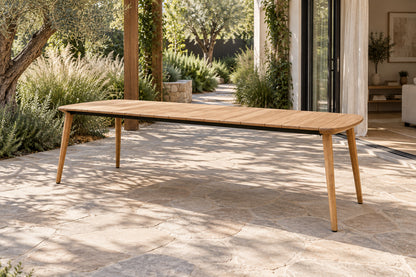 Estoril Dining Table, 280 cm, front-right three-quarter lifestyle view
