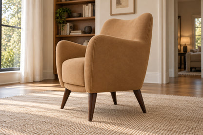 Florent Chair, low near-side-profile lifestyle view