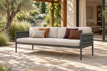 Formentera Sofa, 160 cm, front-right three-quarter lifestyle view