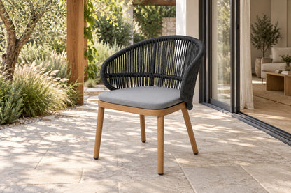 Menorca Dining Chair, front-right three-quarter lifestyle view