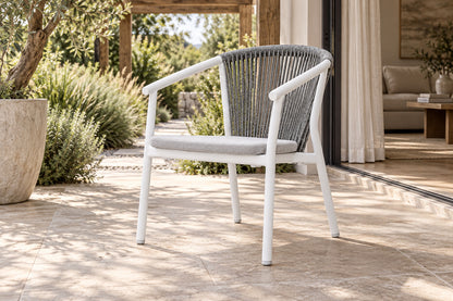 Paros Dining Chair, front-right three-quarter lifestyle view
