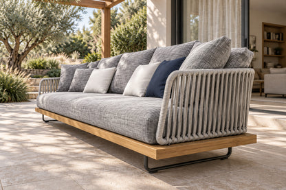 Portofino Sofa, 166 cm, low near-side-profile lifestyle view