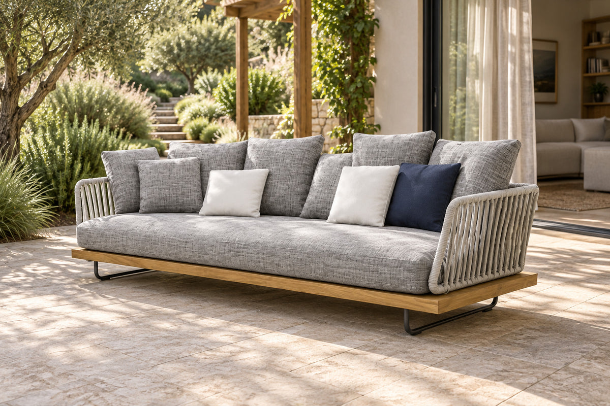 Portofino Sofa, 166 cm, front-right three-quarter lifestyle view