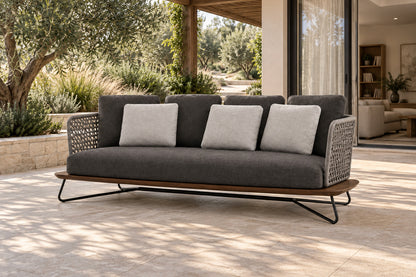 Positano Sofa, front-right three-quarter lifestyle view