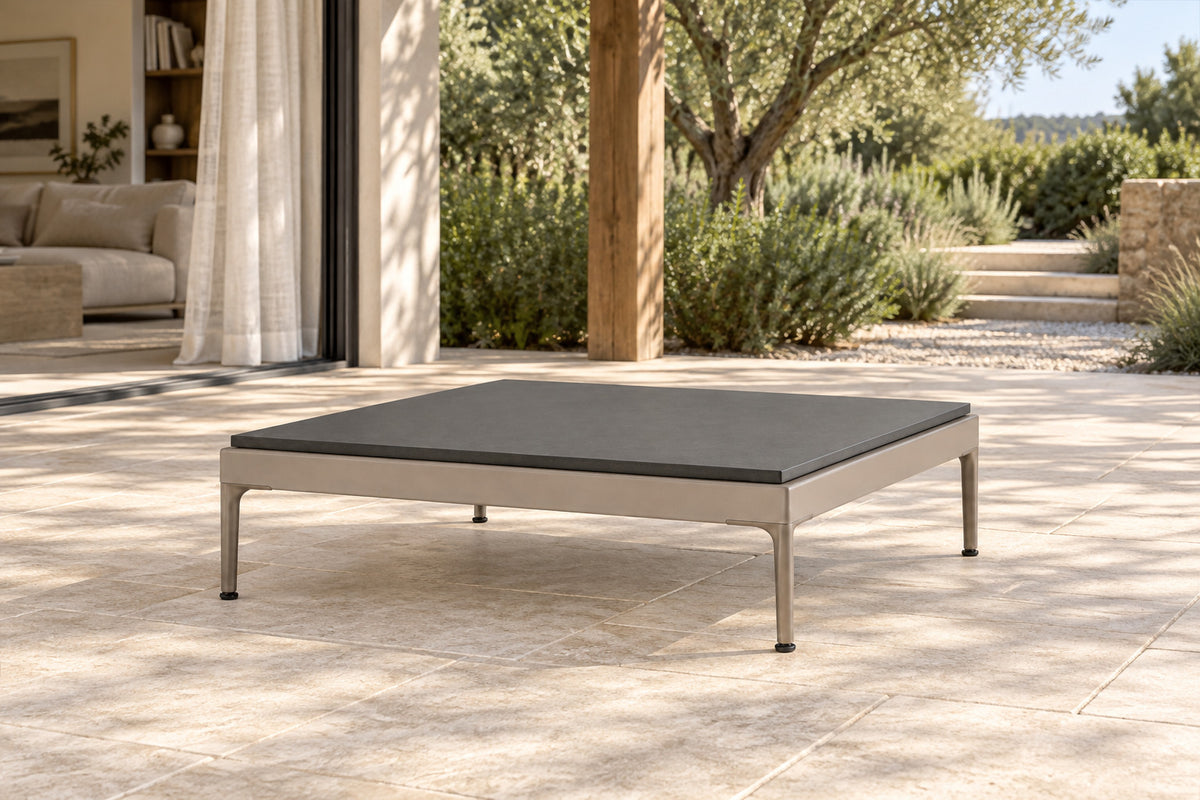 Salina Side Table, front-right three-quarter lifestyle view
