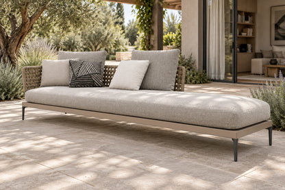 Salina Sofa, Low Back, low near-side-profile lifestyle view