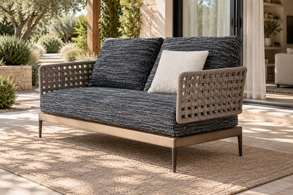 Salina Two-Seat Sofa, front-right three-quarter lifestyle view