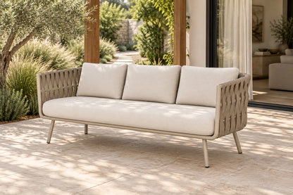Tavira Sofa, front-right three-quarter lifestyle view