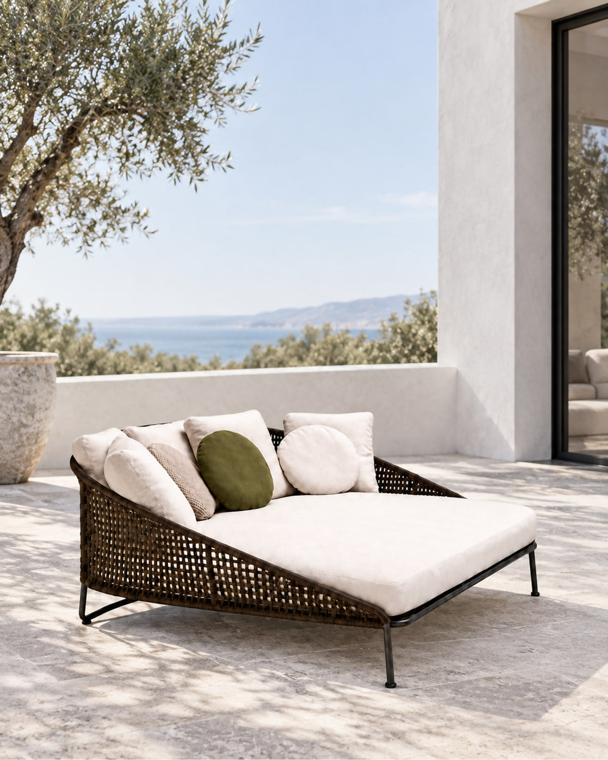 Ischia Daybed in a styled setting