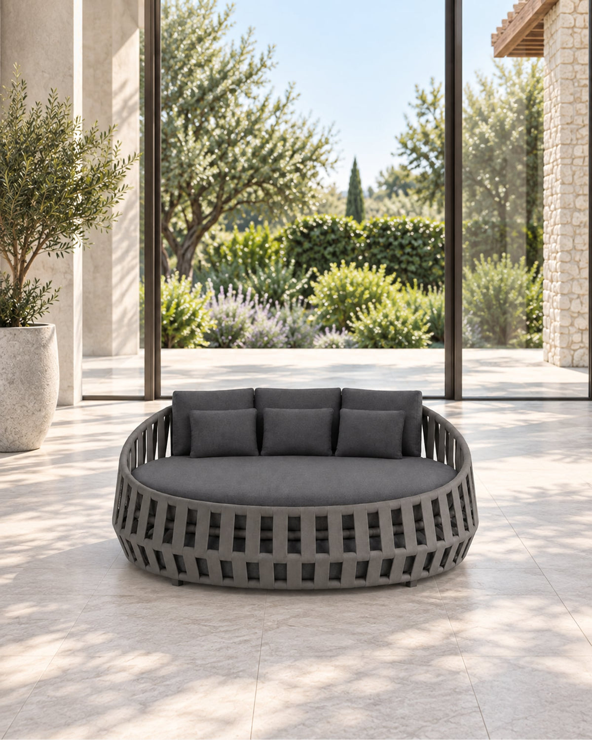 Mykonos Daybed in a styled setting