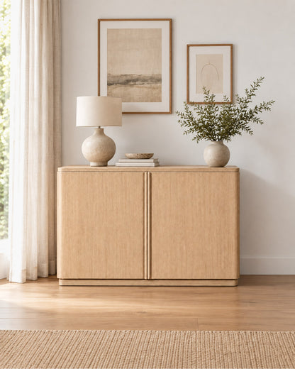 Ligné Double-Door Sideboard in a styled setting