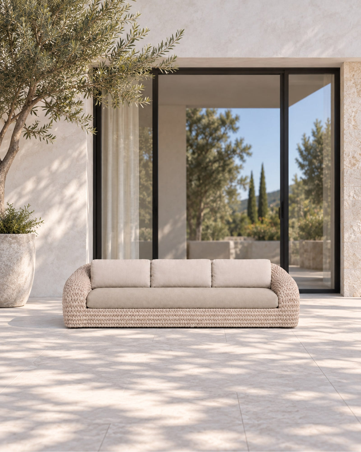 Marisol Sofa, 220 cm in a styled setting