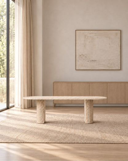 Byron Dining Table in a styled setting