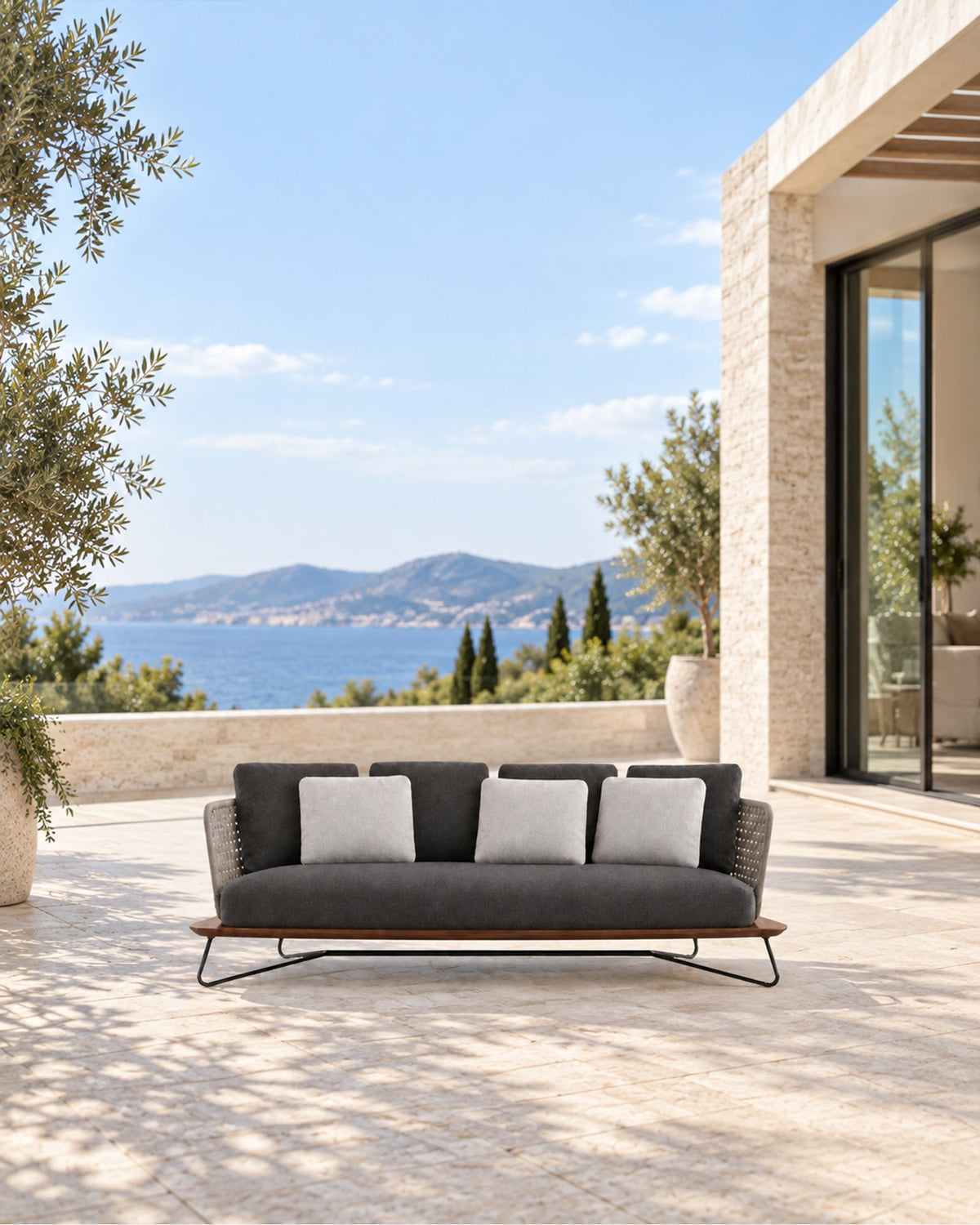 Positano Sofa in a styled setting