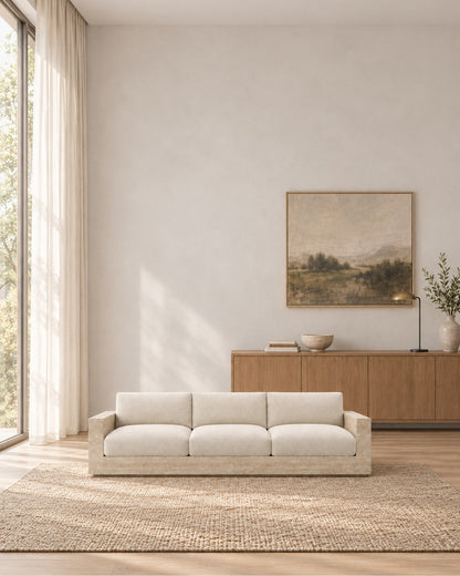 Alta Sectional in a styled setting