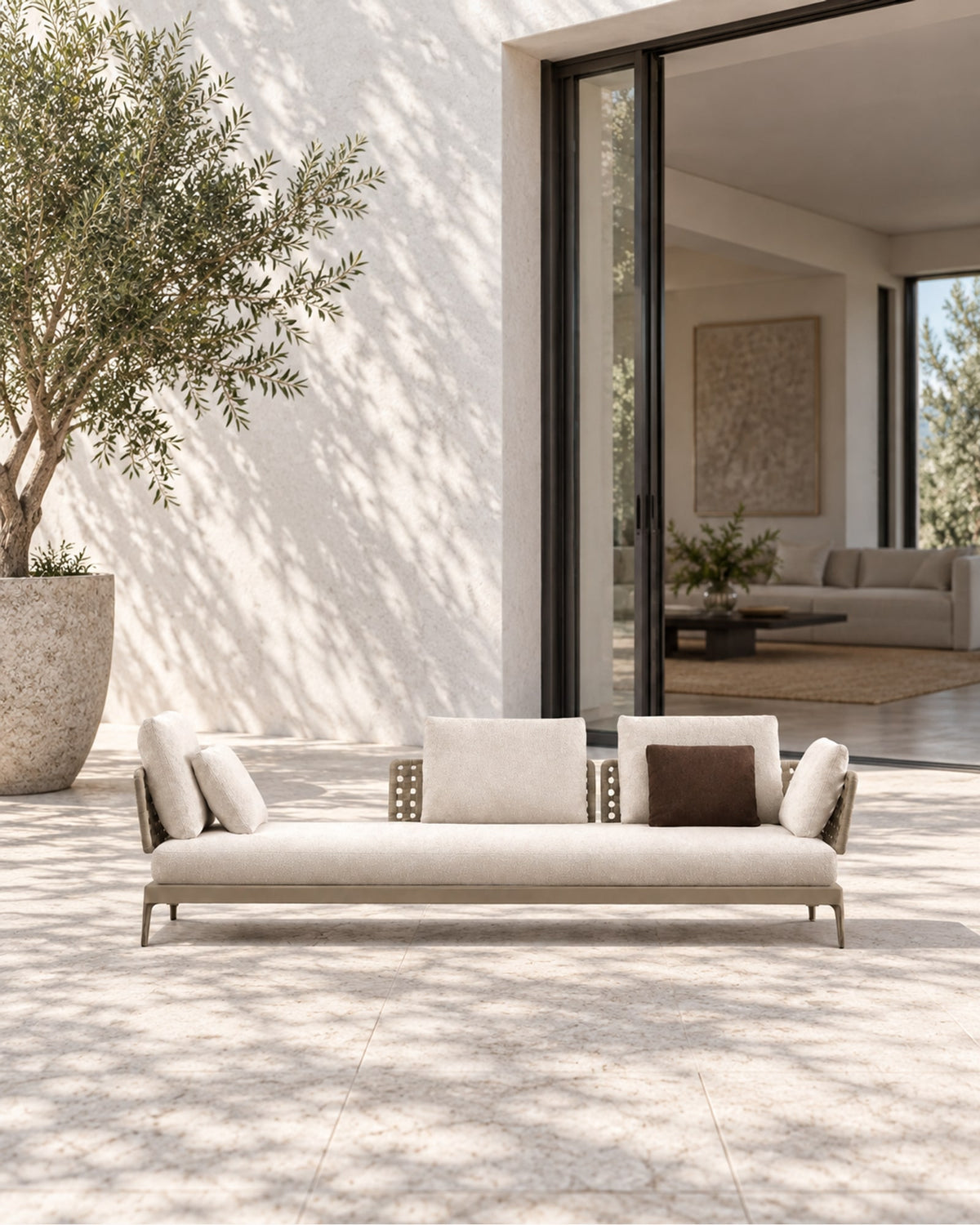 Salina Sofa, High Back in a styled setting