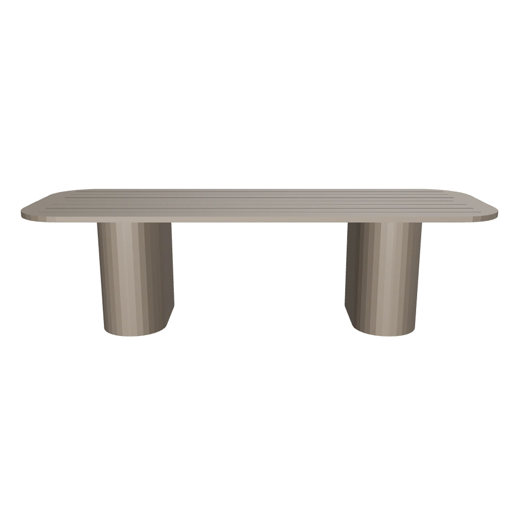 Palo Alto 3D | sku=OAC001-DTB-274 | asset=oac001-dtb-274-1af8f1a4 | variant=49260989284603 | Ethereal Dining Table in Aluminium, 274 cm