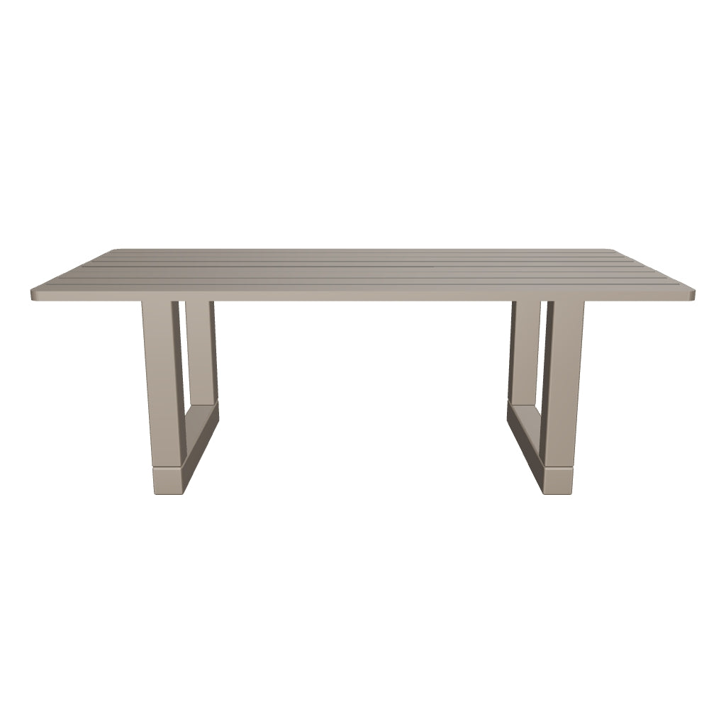 Palo Alto 3D | sku=OAC002-DTB-214 | asset=oac002-dtb-214-a5dee973 | variant=49260990988539 | Grace Dining Table in Aluminium, 214 cm