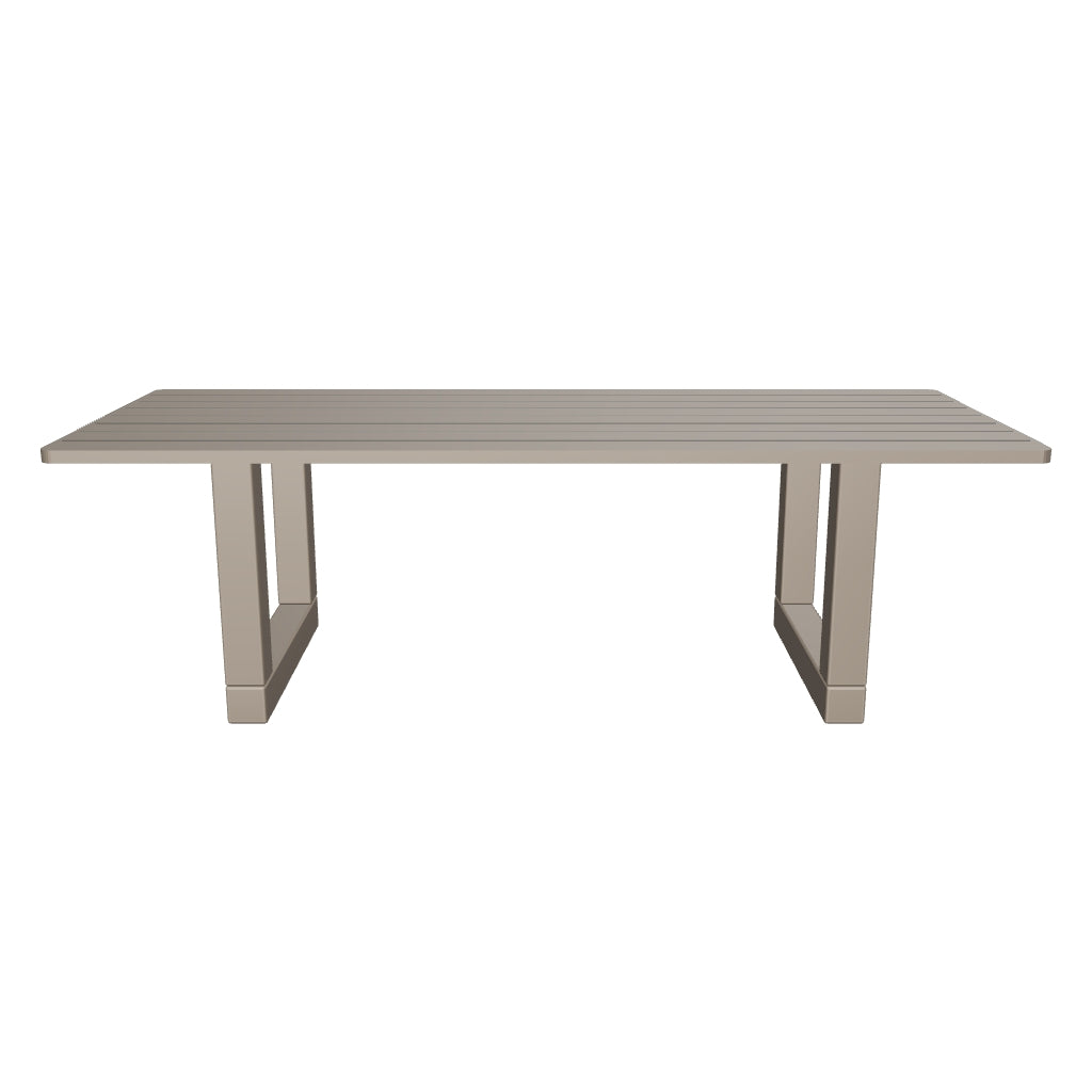 Palo Alto 3D | sku=OAC002-DTB-244 | asset=oac002-dtb-244-961a90e3 | variant=49260991021307 | Grace Dining Table in Aluminium, 244 cm