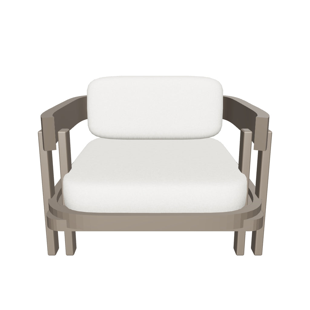 Palo Alto 3D | sku=OAS003-CHR | asset=oas003-chr-24da5709 | variant=49260993577211 | Serein Lounge Chair in Aluminium
