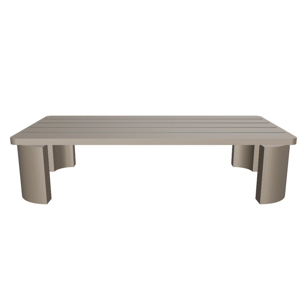 Palo Alto 3D | sku=OAS003-CTB-122 | asset=oas003-ctb-122-fddfe2b2 | variant=49260993609979 | Serein Coffee Table in Aluminium, 122 cm